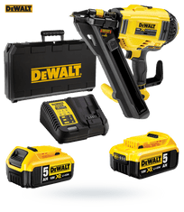 DeWalt 18V 2x 5Ah tesárska klincovačka