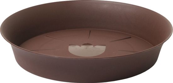 Plastia miska Tulipán - čokoládová 40 cm