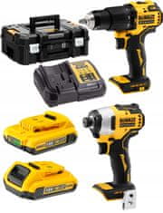 DeWalt Skrutkovač DCK2062D2T DCD709 + kľúč DCF809