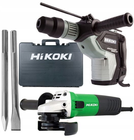 Hikoki DH40MEY + vŕtacie kladivo G13SR4 + sekáče