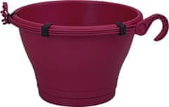 Elho kvetináč Corsica Hanging Basket - cherry 30 cm