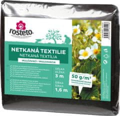 Rosteto Neotex / netkaná textília - čierny 50g šírka 3 x 1,6 m