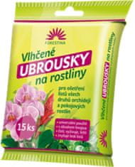 Vlhčené obrúsky na rastliny - 15 ks