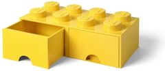 LEGO Úložný box so šuplíkmi 8 - žltý