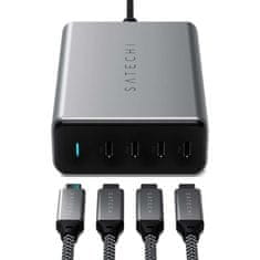 Satechi Sieťová nabíjačka Quad USB-C 165W