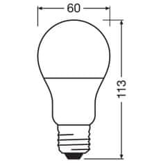 Osram 5x LED žiarovka E27 A60 8,5W = 60W 806lm 2700K Teplá biela 300°