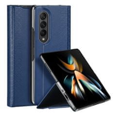 Dux Ducis Bril kožené puzdro na Samsung Galaxy Z Fold 4, modré