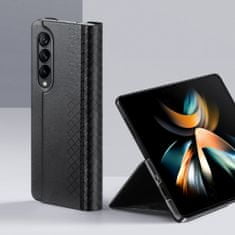 Dux Ducis Bril kožené puzdro na Samsung Galaxy Z Fold 4, čierne