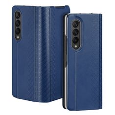 Dux Ducis Bril kožené puzdro na Samsung Galaxy Z Fold 4, modré