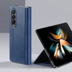 Dux Ducis Bril kožené puzdro na Samsung Galaxy Z Fold 4, modré