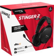 HyperX Cloud Stinger 2 Core (683L9AA), čierna