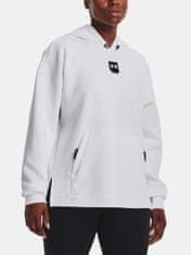 Under Armour Mikina Summit Knit Hoodie-WHT S