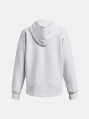 Under Armour Mikina Summit Knit Hoodie-WHT S