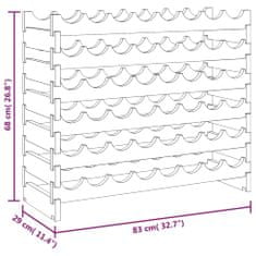 Vidaxl stojan na víno 83x29x68 cm masívna borovica