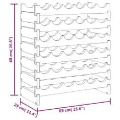 Vidaxl stojan na víno 65x29x68 cm masívna borovica
