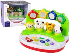 Lean-toys Interaktívna hračka Zvieratá Učenie angličtiny Svetlá Zvuk