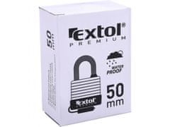 Extol Premium Zámok visiaci vodeodolný, 50mm