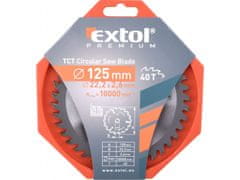 Extol Premium Kotúč pílový s SK plátky, O125x2,2x22,2mm, 40T