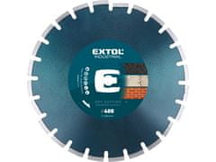 Extol Industrial Kotúč diamantový rezný segmentový na ASFALT, suché rezanie, O 400x25,4x3,5mm