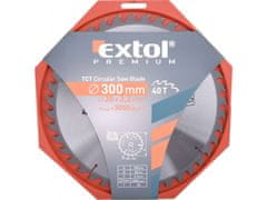 Extol Premium Kotúč pílový s SK plátky, O 300x3,0x30mm, 40T