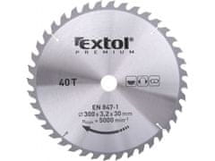 Extol Premium Kotúč pílový s SK plátky, O 300x3,0x30mm, 40T