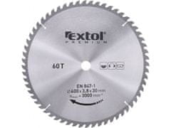 Extol Premium Kotúč pílový s SK plátky, O 400x3,6x30mm, 60T