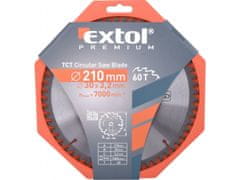 Extol Premium Kotúč pílový s SK plátky, O 210x3,0x30mm, 60T