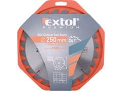 Extol Premium Kotúč pílový s SK plátky, O 250x3,0x30mm, 24T