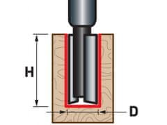 Extol Premium Fréza drážkovacie do dreva, D16 x H25