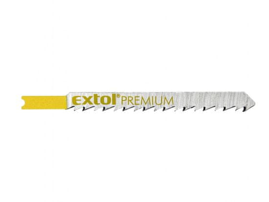 Extol Premium Plátky do priamočiarej píly 5ks, 75x4,0mm, HCS