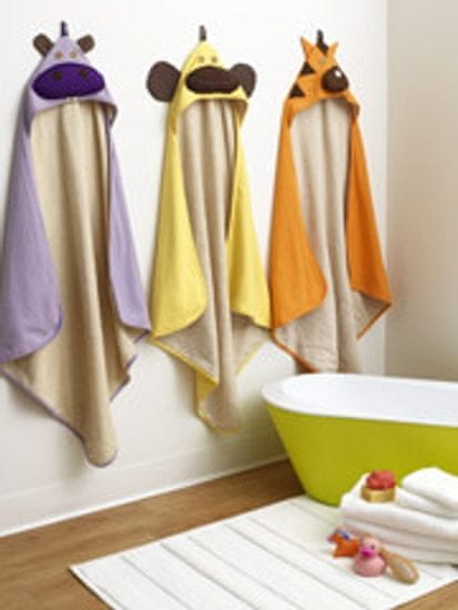 3 Sprouts Hooded Towel, varianta: 15605-Warthog - Prasa bradavičnaté