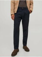 Jack&Jones Chino nohavice pre mužov Jack & Jones - tmavomodrá 32/32