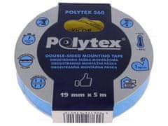 HADEX Obojstranná lepiaca penová páska ANTICOR POLYTEX 560, šírka 19mm, 5m
