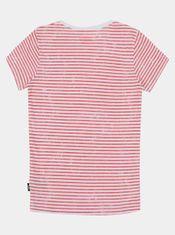 SAM73 Ružovo-biele dievčenské pruhované tričko SAM 73 164-170