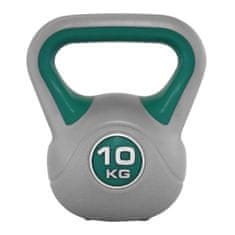 Sportvida KETTLEBELL POTAŽENÝ VINYLOM VÁHA 10 KG 