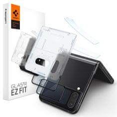 Spigen Ochranné Tvrdené Sklo sklo Fc ”Ez Fit” + Hinge Film 2-Pack Samsung Galaxy Z Flip 4 Black