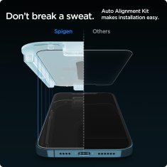 Spigen Ochranné Tvrdené Sklo Glas.Tr ”Ez Fit” 2-Pack iPhone 12 Pro Max