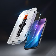 Spigen Ochranné Tvrdené Sklo Glas.Tr ”Ez Fit” 2-Pack iPhone 14 Pro Max Clear