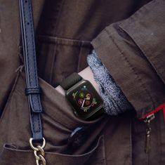 Tech-protect Remienok Mellow Apple Watch 4 / 5 / 6 / 7 / 8 / 9 / Se / Ultra 1 / 2 (42 / 44 / 45 / 49 Mm) Black