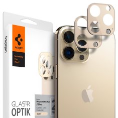 Spigen Ochranné Sklo Zadnej Kamery Optik.Tr Camera Protector 2-Pack iPhone 13 Pro / 13 Pro Max Gold