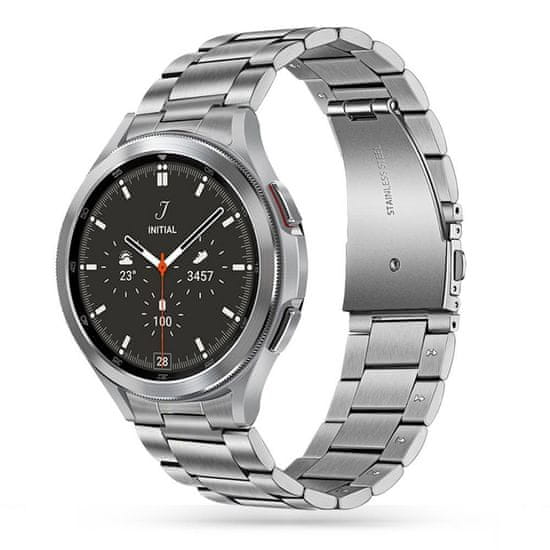 Tech-protect Remienok Stainless Samsung Galaxy Watch 4 / 5 / 5 Pro / 6 / 7 / Fe Silver
