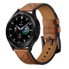 Tech-protect Remienok Leather Samsung Galaxy Watch 4 / 5 / 5 Pro / 6 / 7 / Fe Brown