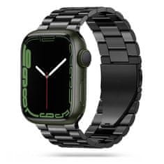 Tech-protect Remienok Stainless Apple Watch 4 / 5 / 6 / 7 / 8 / 9 / Se / Ultra 1 / 2 (42 / 44 / 45 / 49 Mm) Black