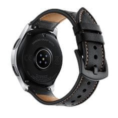 Tech-protect Remienok Leather Samsung Galaxy Watch 46Mm Black