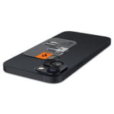 Spigen Ochranné Sklo Zadnej Kamery Optik.Tr ”Ez Fit” Camera Protector 2-Pack iPhone 14 / 14 Plus / 15 / 15 Plus Black