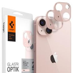 Spigen Ochranné Sklo Zadnej Kamery Optik.Tr Camera Protector 2-Pack iPhone 13 Mini / 13 Pink