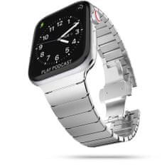 Tech-protect Remienok Linkband Apple Watch 4 / 5 / 6 / 7 / 8 / 9 / Se / Ultra 1 / 2 (42 / 44 / 45 / 49 Mm) Silver
