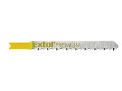 Extol Premium Plátky do priamočiarej píly 5ks, 75x4,0mm, HCS