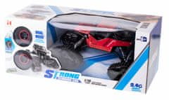 WOWO RC Rock Crawler 4x4 LHC012 - Červené Auto na Diaľkové Ovládanie 2v1