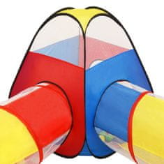 Petromila vidaXL Detský stan na hranie viacfarebný 190x264x90 cm